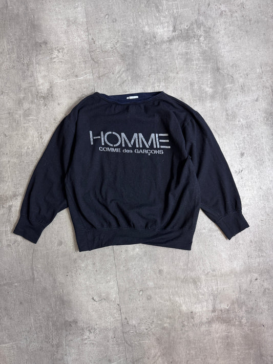 Comme Des Garçons Homme Black Sweater