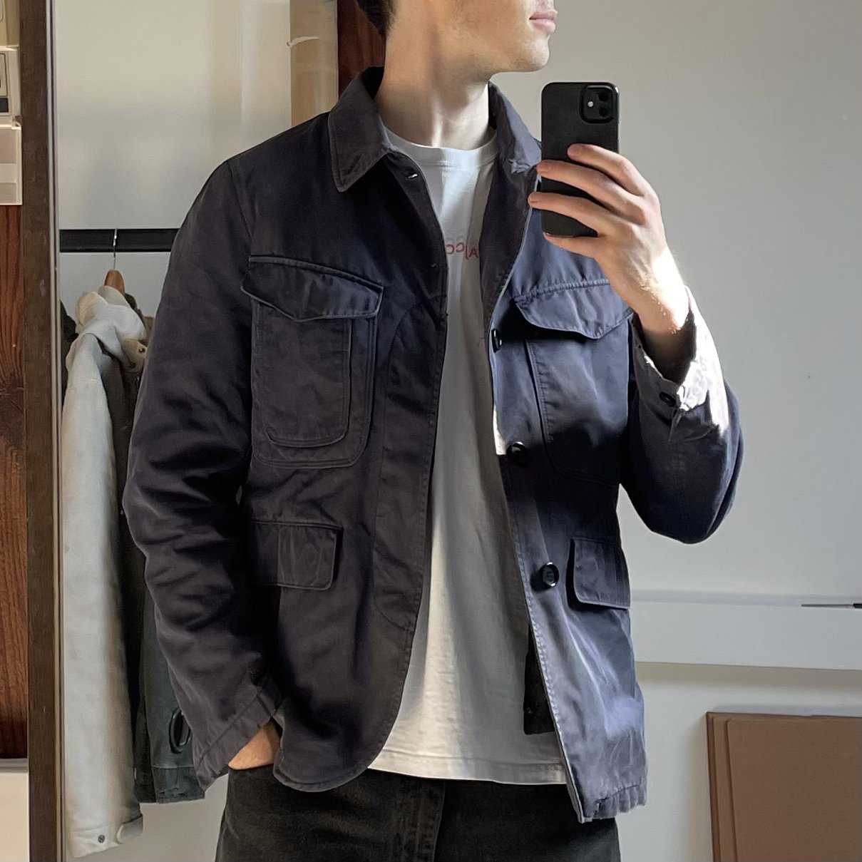 C.P. Company AW11 Vintage Navy Lined Field Jacket | XX-Large, Navy