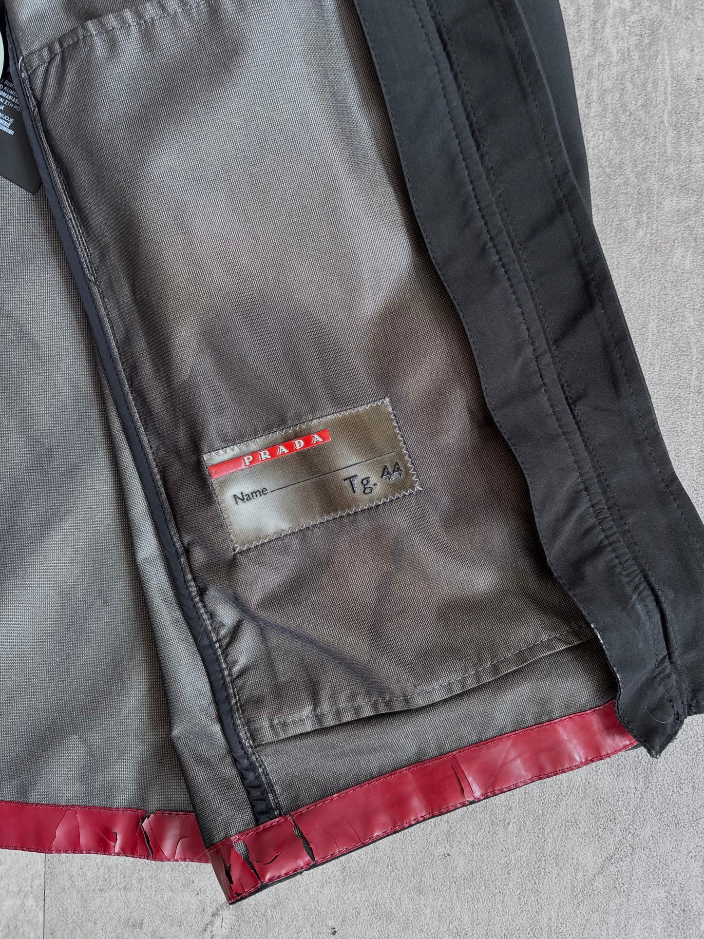 Prada Black Double Zip Re-Nylon Blouson Jacket SGV370