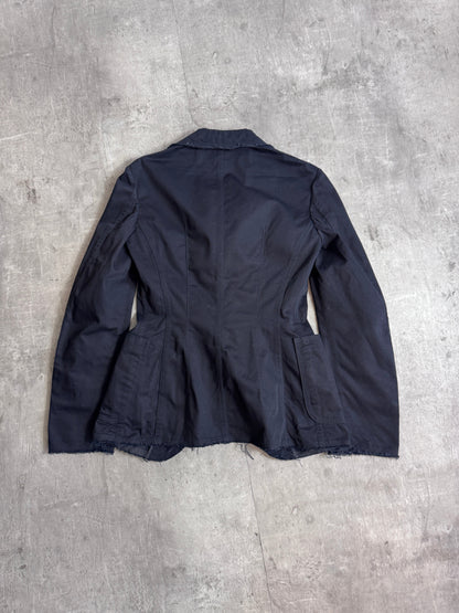 Junya Watanabe x Comme des Garçons Black Distressed Blazer