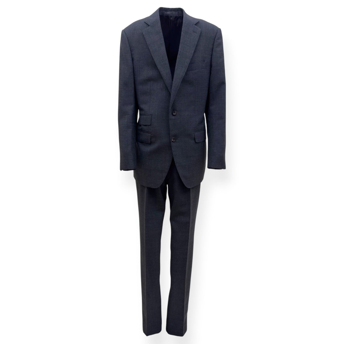 THOM SWEENEY BESPOKE LINEN SUIT GREY XL | XL, Grey