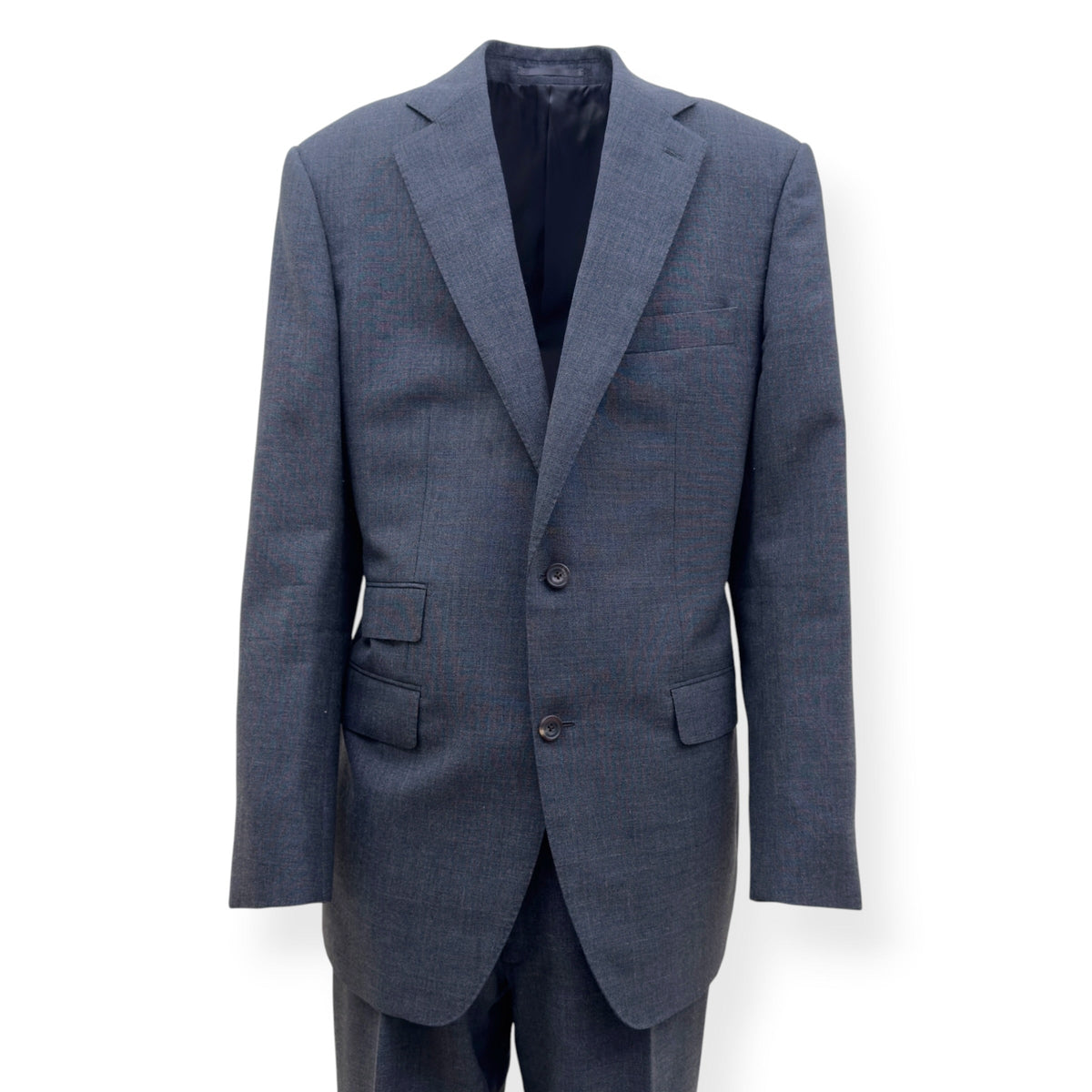 THOM SWEENEY BESPOKE LINEN SUIT GREY XL | XL, Grey
