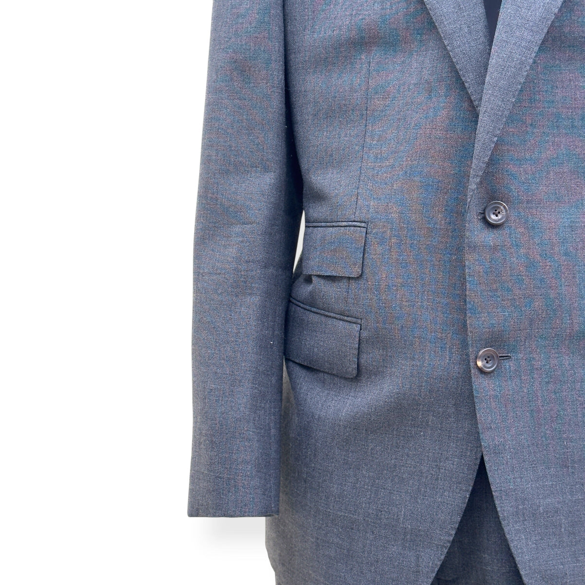 THOM SWEENEY BESPOKE LINEN SUIT GREY XL | XL, Grey