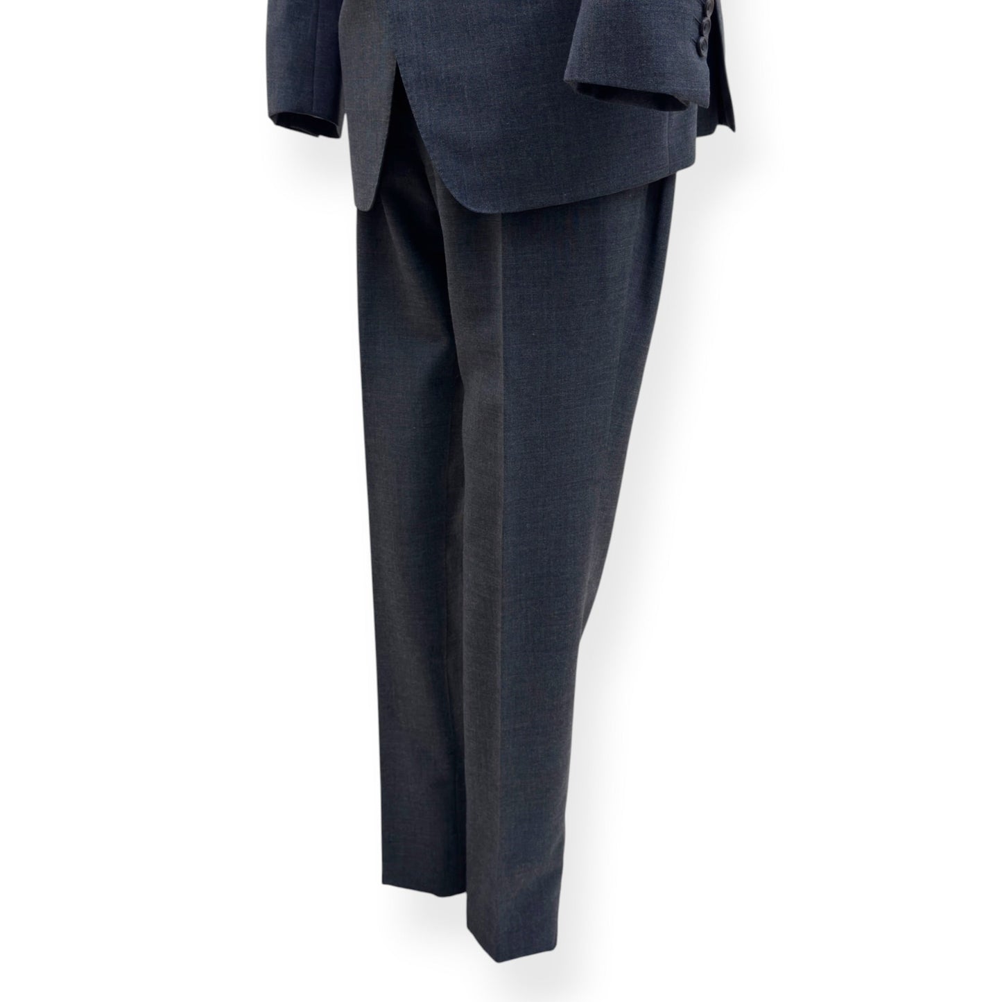 THOM SWEENEY BESPOKE LINEN SUIT GREY XL | XL, Grey