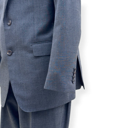 THOM SWEENEY BESPOKE LINEN SUIT GREY XL | XL, Grey