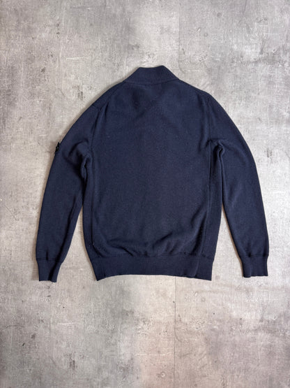 A/W 2015 Stone Island Black Zip Up Sweater
