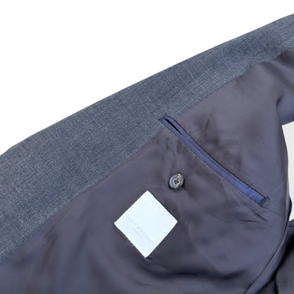 THOM SWEENEY BESPOKE LINEN SUIT GREY XL | XL, Grey