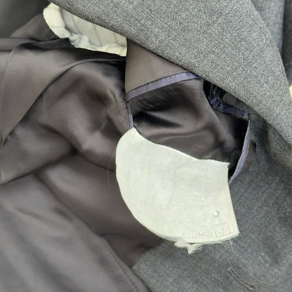 THOM SWEENEY BESPOKE LINEN SUIT GREY XL | XL, Grey