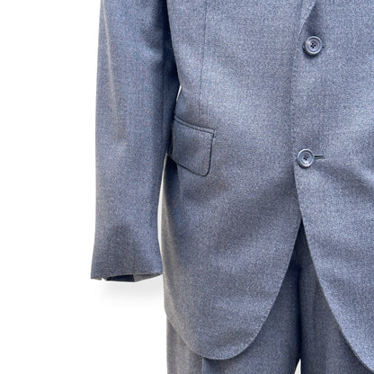 THOM SWEENEY BESPOKE WOOL SUIT GREY XL | XL, Grey