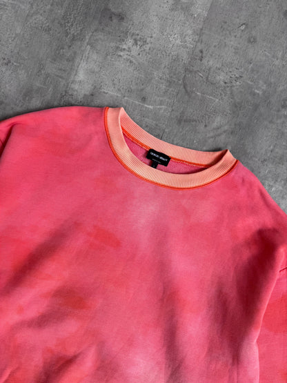 Giorgio Armani Bleach Fade Effect Washed Sweatshirt