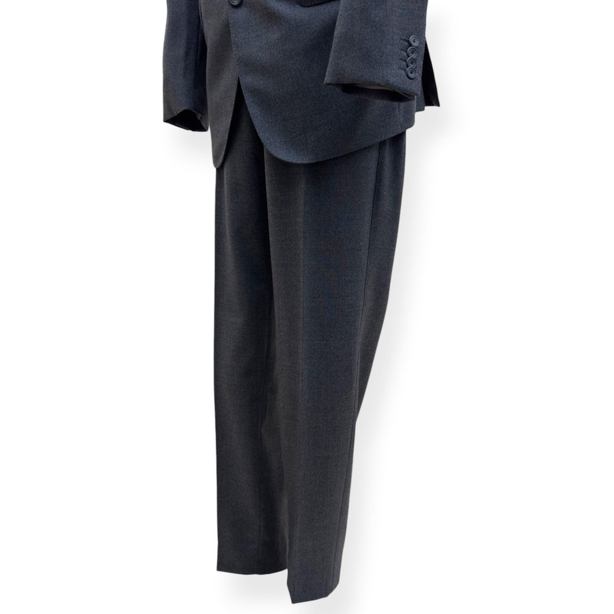 THOM SWEENEY BESPOKE WOOL SUIT GREY XL | XL, Grey