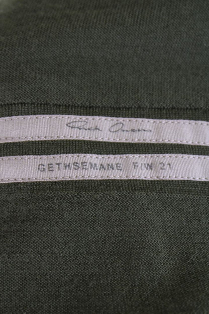 Rick Owens Long Waterfall Cardigan Khaki XS | XS, Khaki