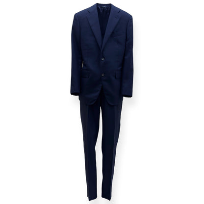 THOM SWEENEY BESPOKE WOOL SUIT NAVY XL | XL, Navy