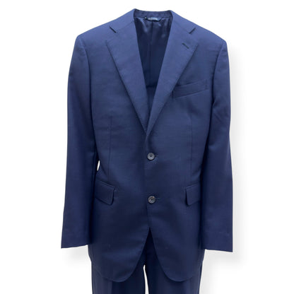 THOM SWEENEY BESPOKE WOOL SUIT NAVY XL | XL, Navy