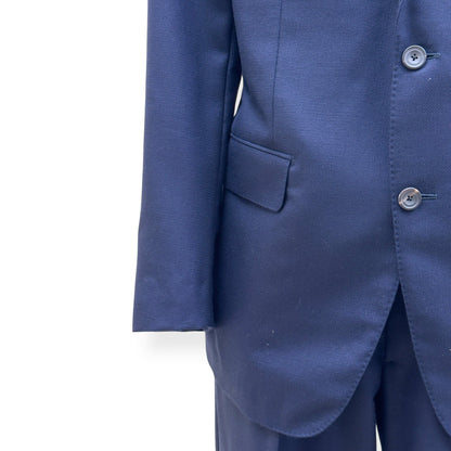 THOM SWEENEY BESPOKE WOOL SUIT NAVY XL | XL, Navy