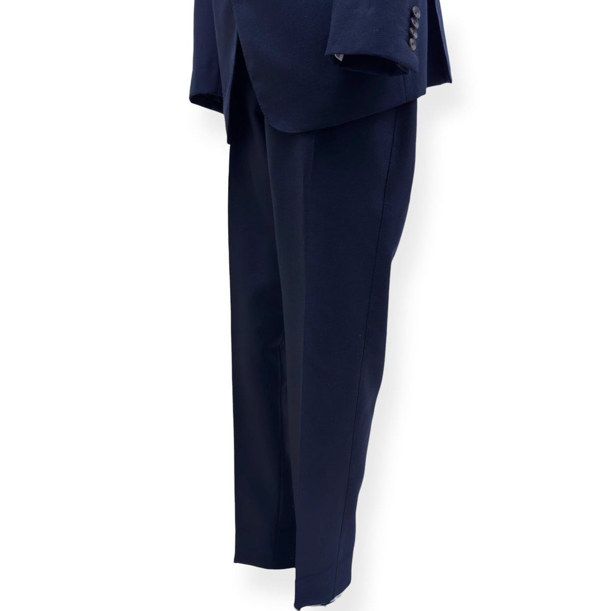 THOM SWEENEY BESPOKE WOOL SUIT NAVY XL | XL, Navy