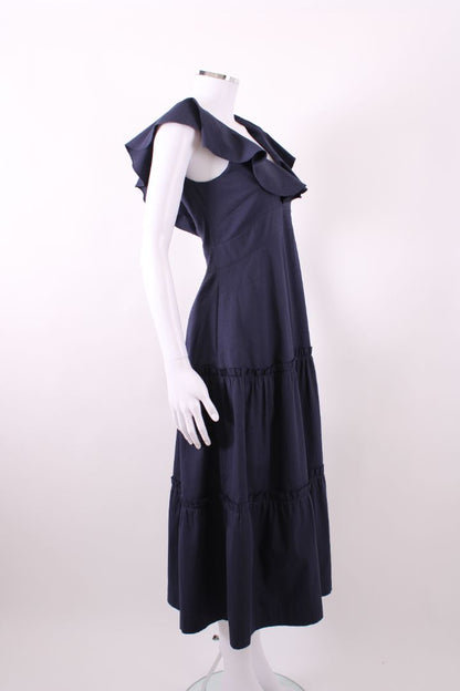 Bamford Dress short sleeve Navy S | Default Title, Navy