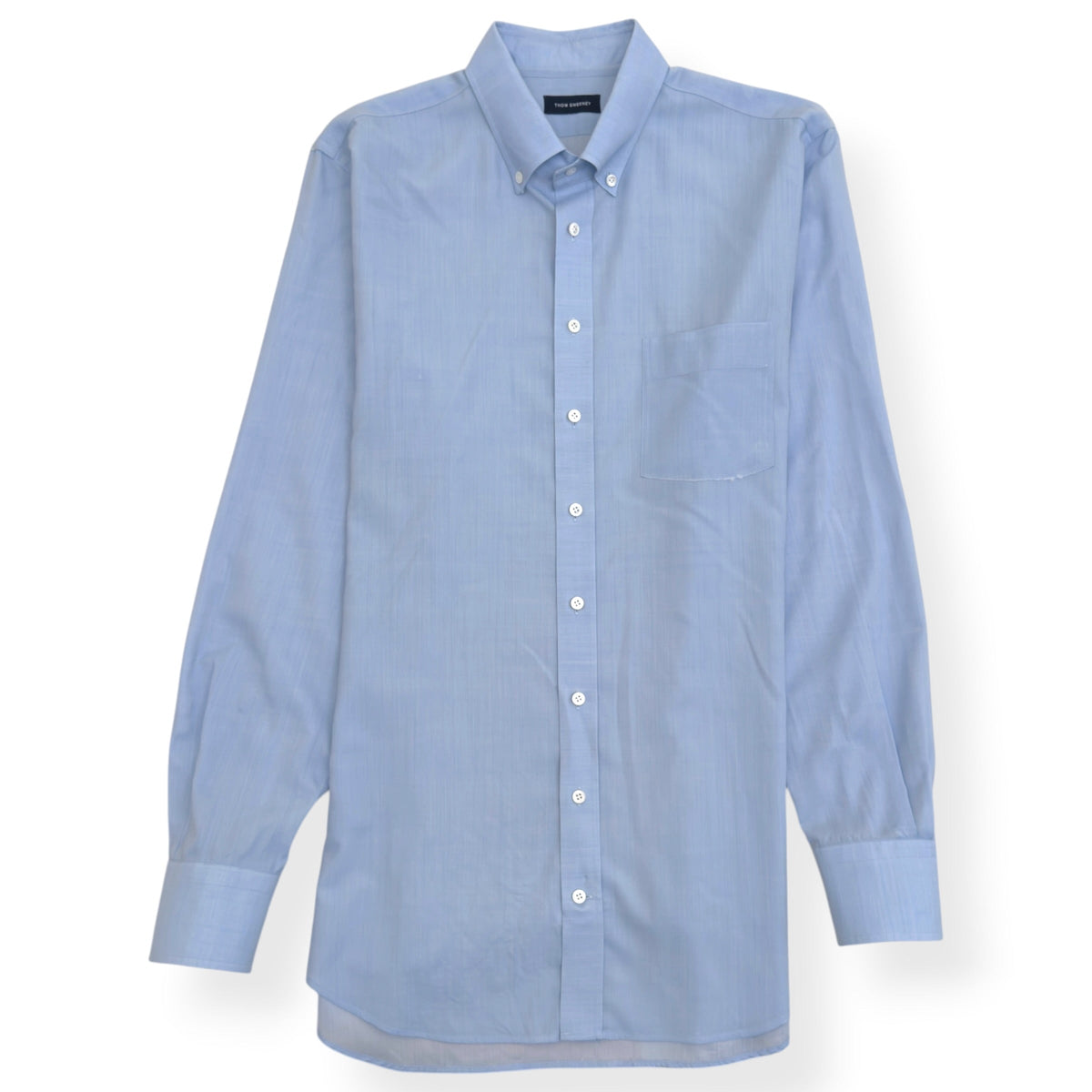 THOM SWEENEY COTTON SHIRT LIGHT BLUE XL | XL, Blue