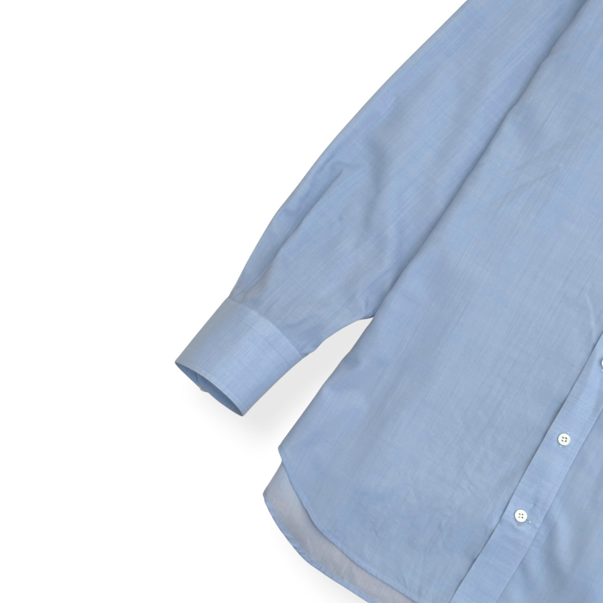 THOM SWEENEY COTTON SHIRT LIGHT BLUE XL | XL, Blue