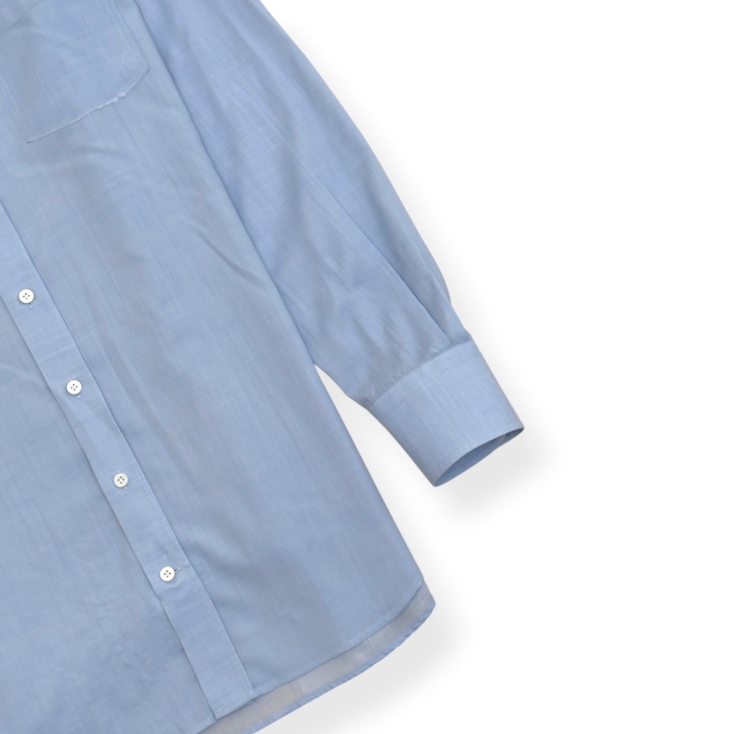 THOM SWEENEY COTTON SHIRT LIGHT BLUE XL | XL, Blue