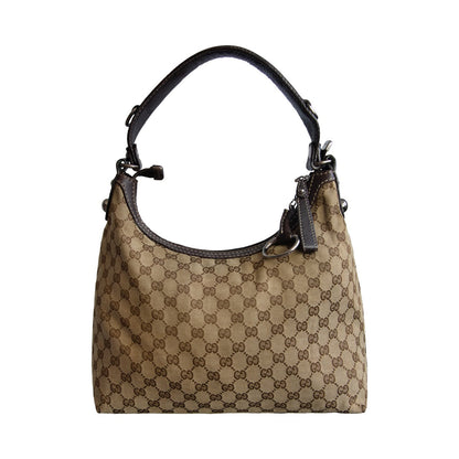 Gucci Brown Monogram Classic Hobo Bag