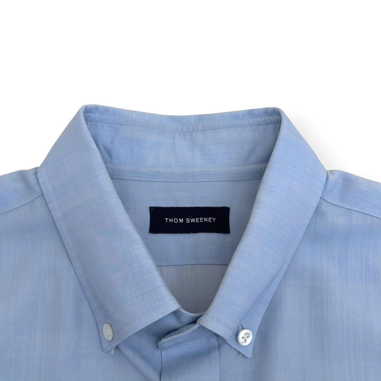 THOM SWEENEY COTTON SHIRT LIGHT BLUE XL | XL, Blue