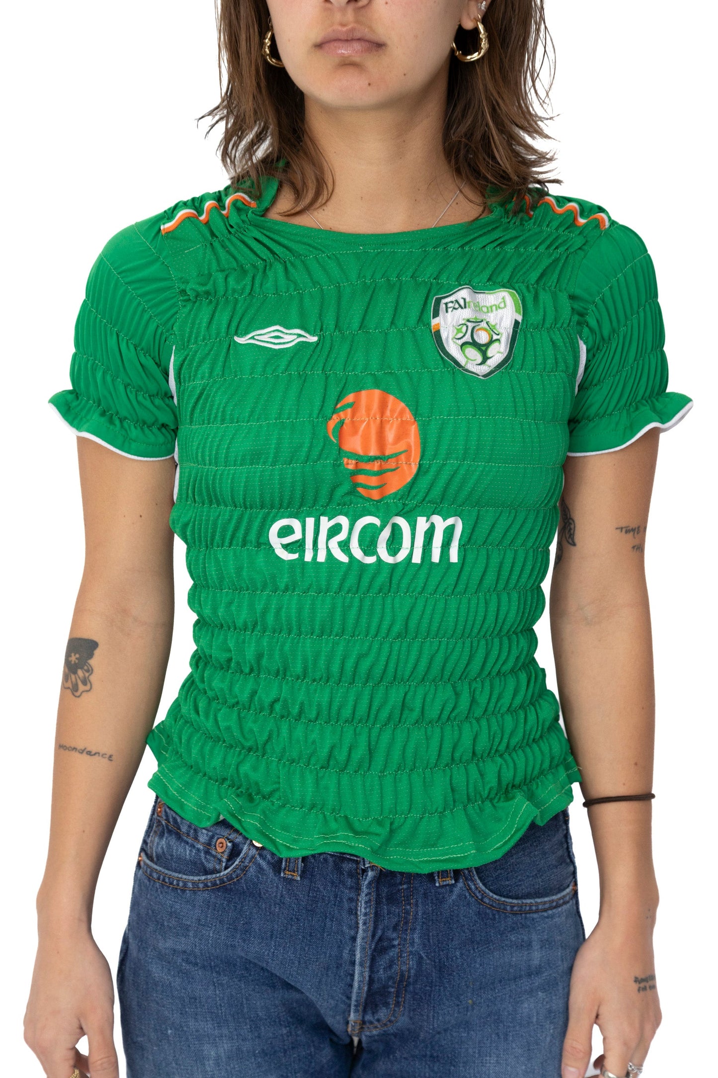 VT Rework: Umbro Republic Of Ireland Rouched Football Top