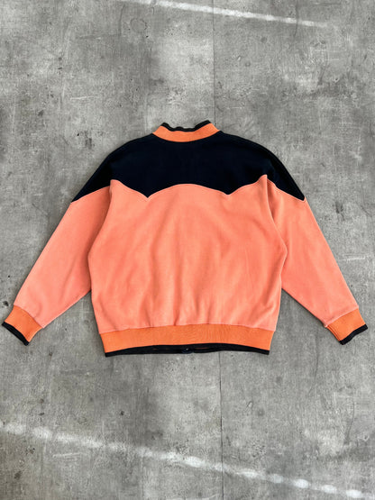 Issey Miyake Hai Sporting Gear Two Tone Varsity Jacket | Medium, Multicoloured