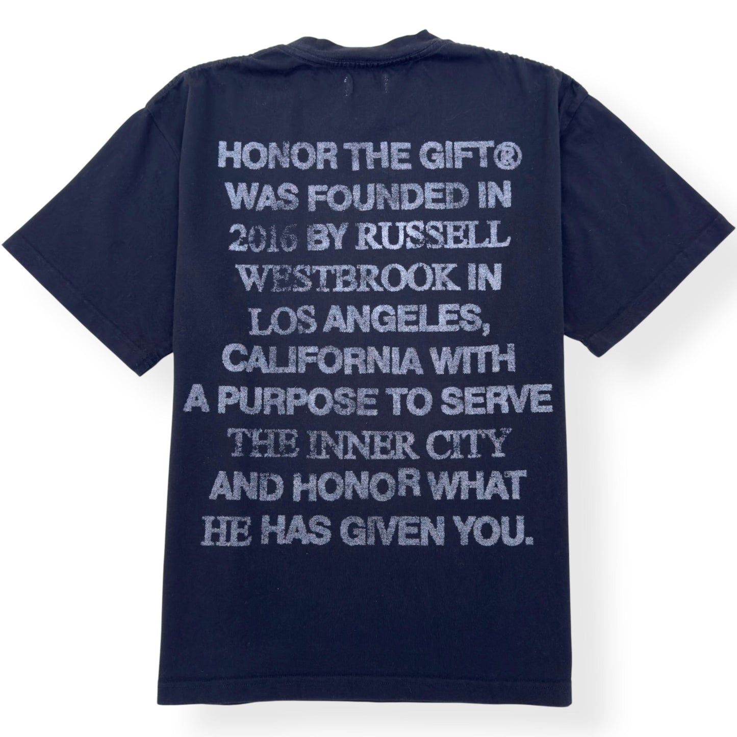 HONOR THE GIFT BARBED WIRE PEACE SIGN T-SHIRT BLACK M | Medium, Black