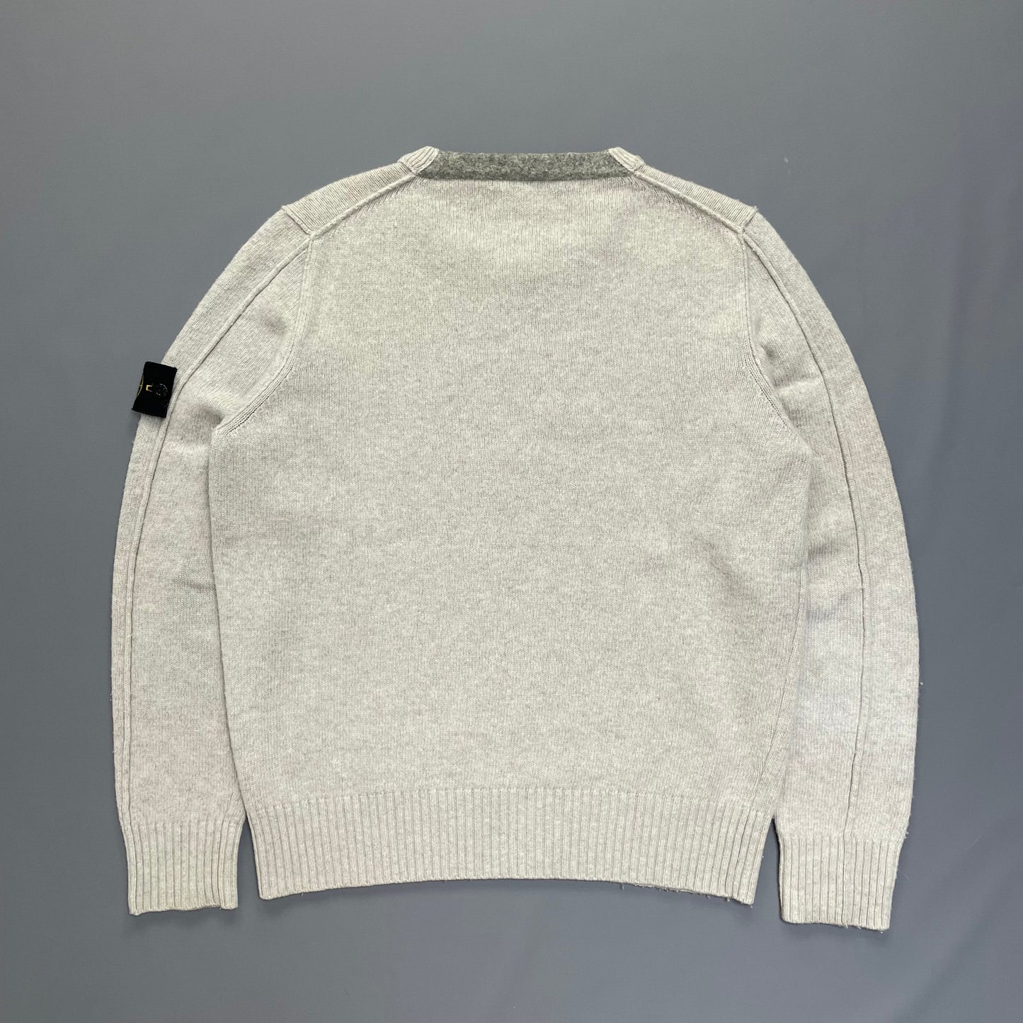 Stone Island Beige AW11 Midweight Knit Jumper | Large, Beige