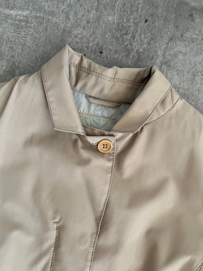 S/S 2004 Prada Sport Gore-Tex Beige Circle Darted Jacket | Small, Multicoloured