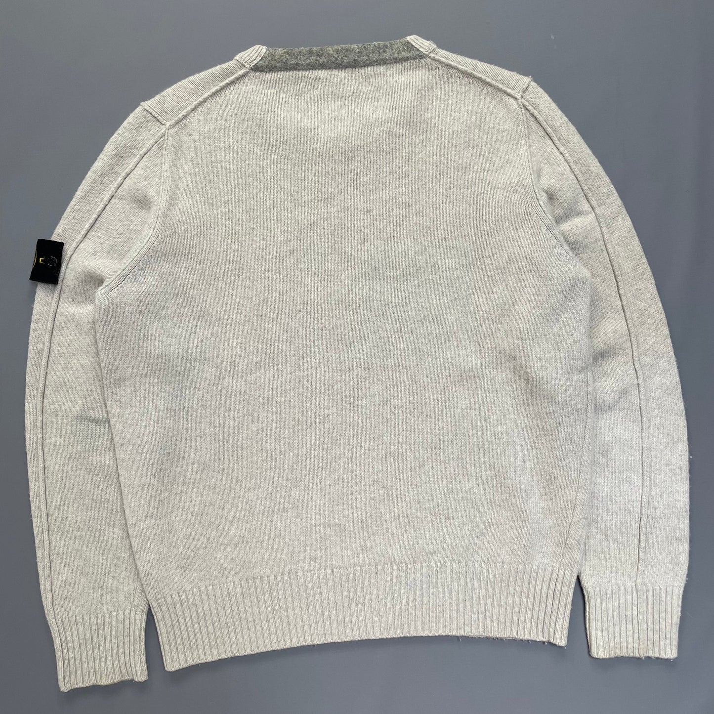 Stone Island Beige AW11 Midweight Knit Jumper | Large, Beige