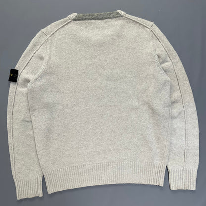 Stone Island Beige AW11 Midweight Knit Jumper | Large, Beige