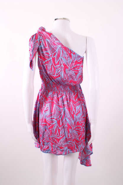 Poupette St Barth Halter Mini Dress Blue / Pink S | Default Title, Multicoloured