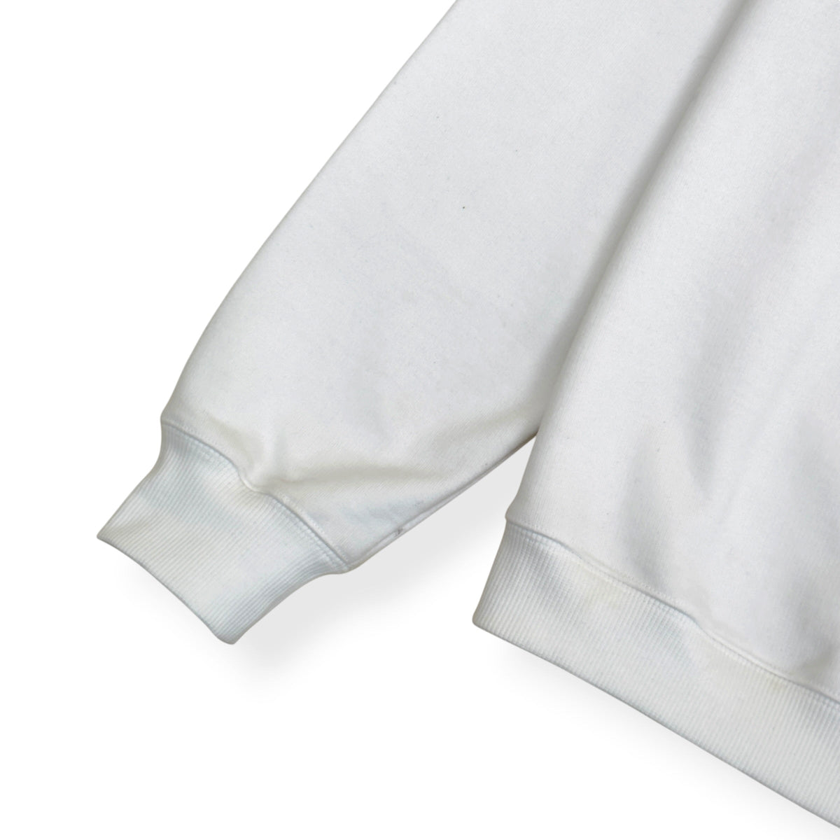PRADA LOGO SWEATSHIRT WHITE L | Large, White