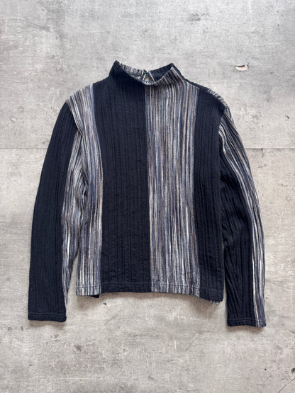 Issey Miyake Hai Sporting Gear Ribbed Stripe Detail Two Piece | Medium, Multicoloured