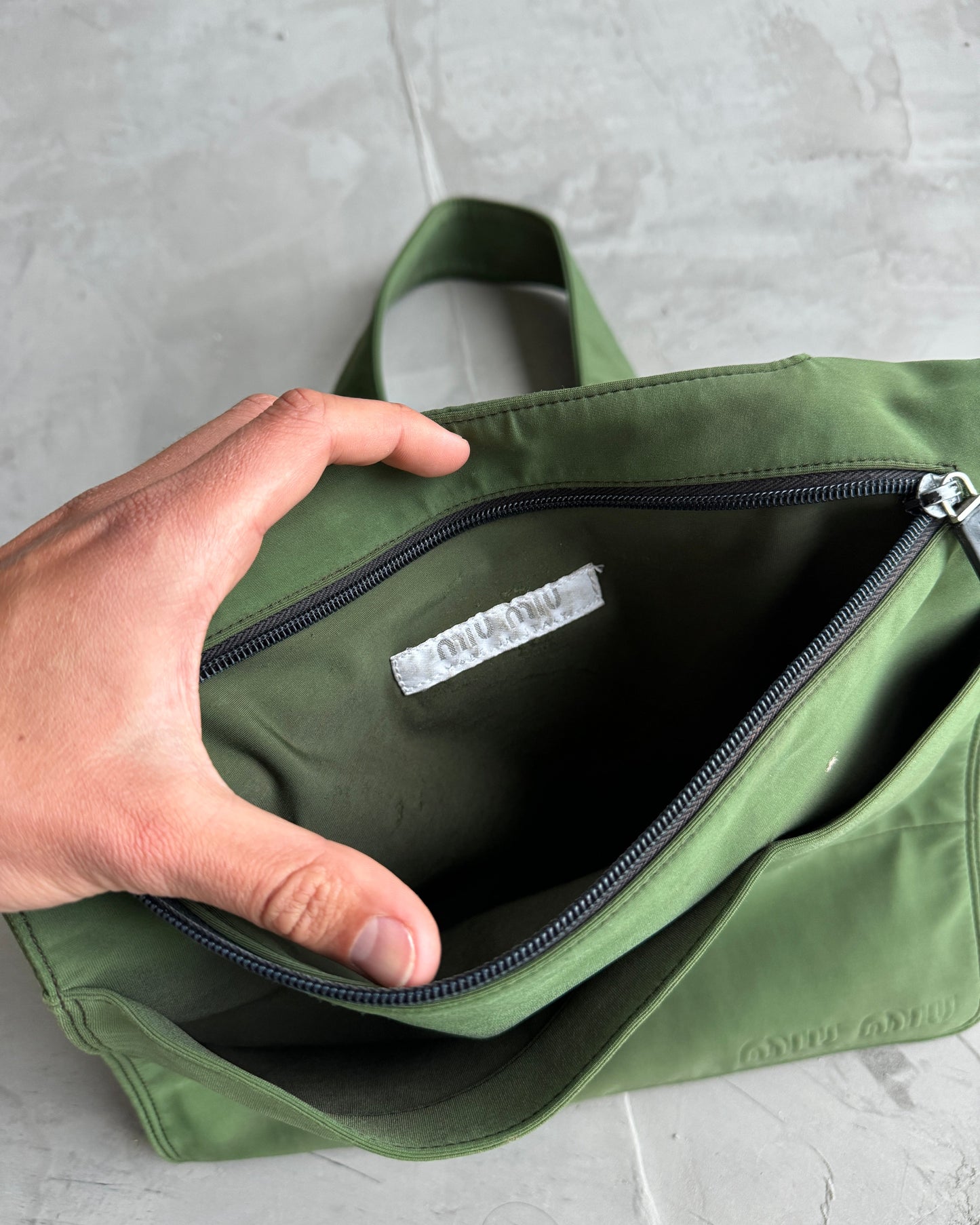 Miu Miu 1999 Green Side Bag