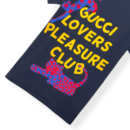 GUCCI LOVERS PLEASURE CLUB T-SHIRT BLACK L | Large, Black