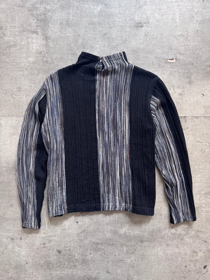 Issey Miyake Hai Sporting Gear Ribbed Stripe Detail Two Piece | Medium, Multicoloured
