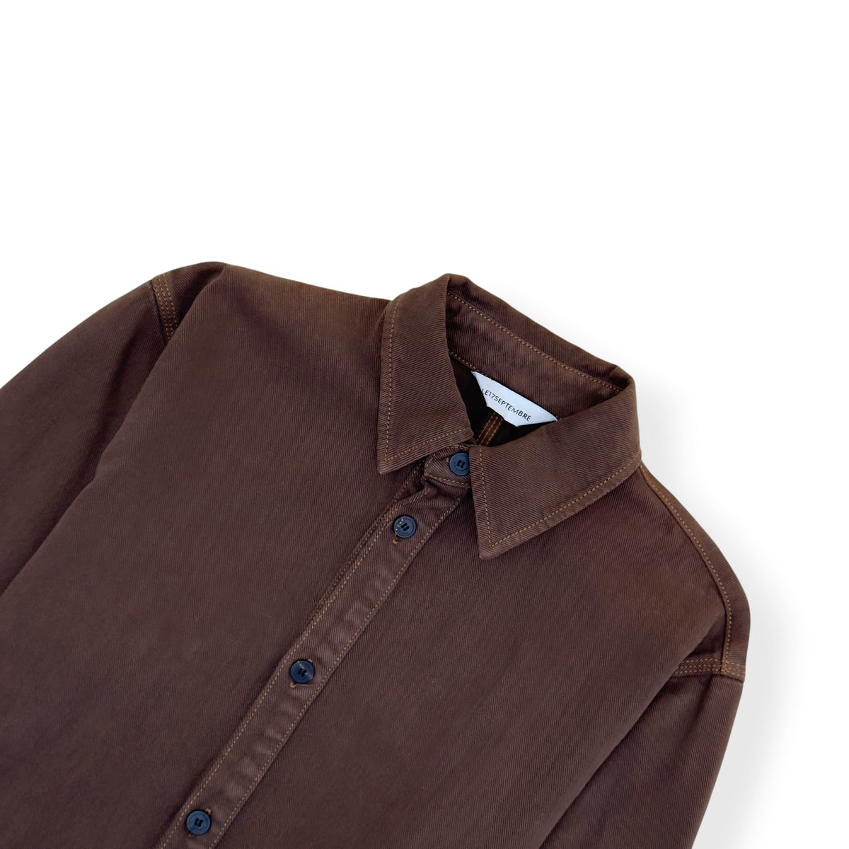 LE17SEPTEMBRE DENIM SHIRT BROWN 44 / M | Medium, Brown