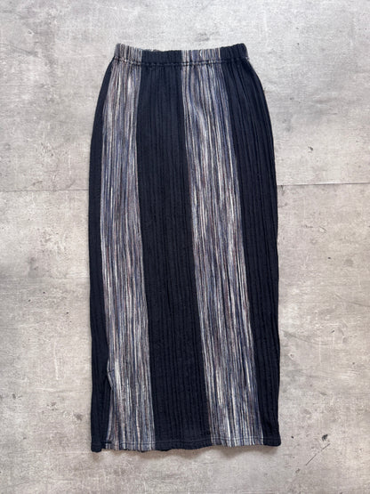 Issey Miyake Hai Sporting Gear Ribbed Stripe Detail Two Piece | Medium, Multicoloured