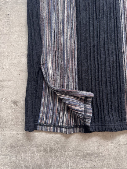 Issey Miyake Hai Sporting Gear Ribbed Stripe Detail Two Piece | Medium, Multicoloured