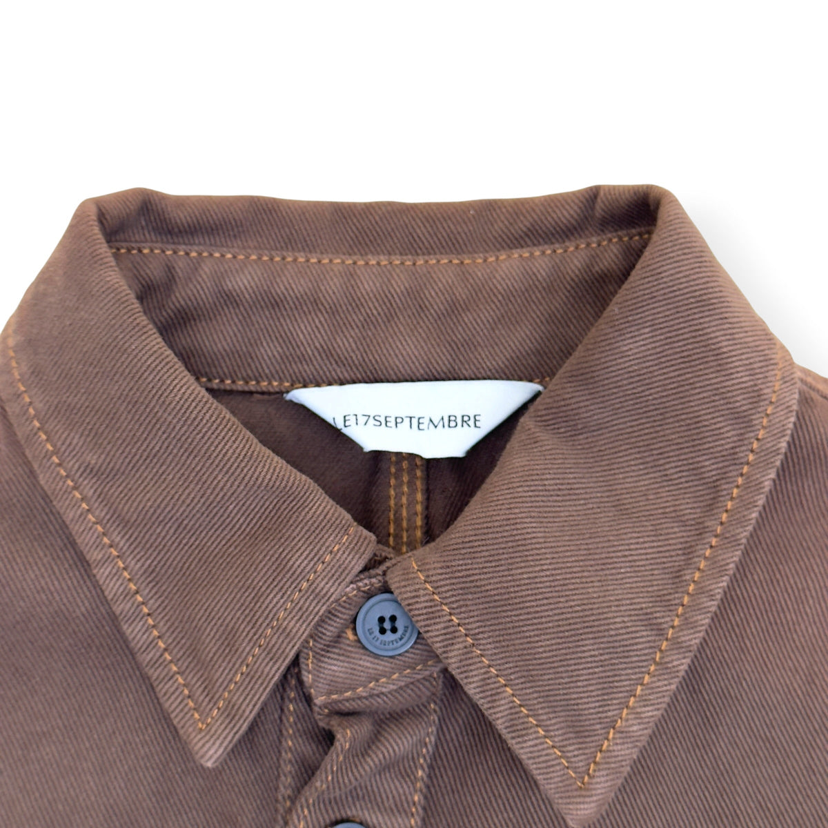 LE17SEPTEMBRE DENIM SHIRT BROWN 44 / M | Medium, Brown