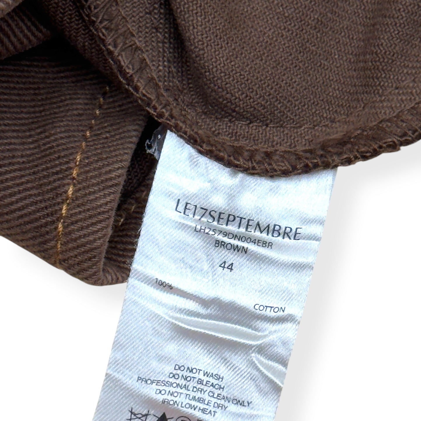 LE17SEPTEMBRE DENIM SHIRT BROWN 44 / M | Medium, Brown