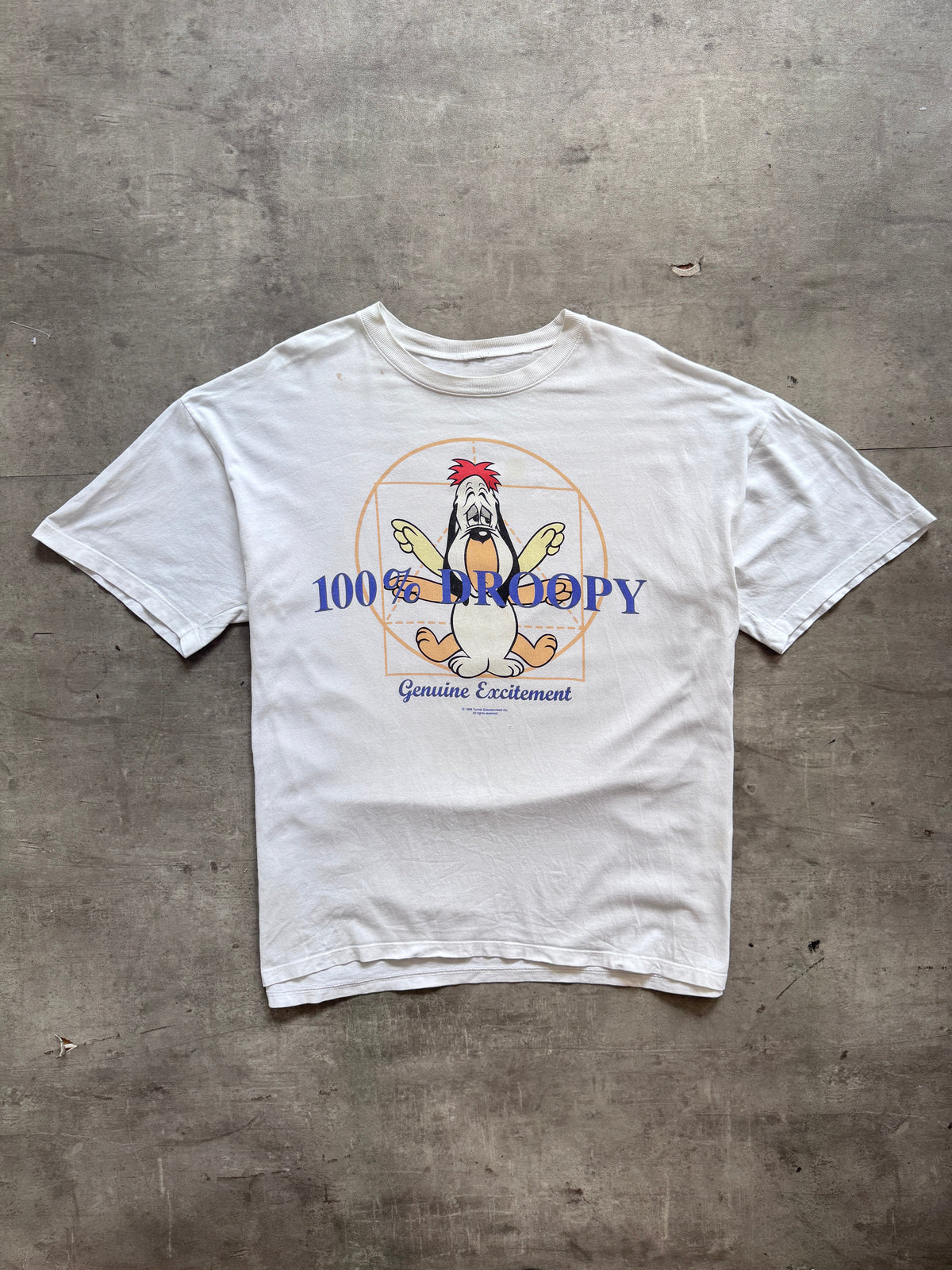 1996 100% Droopy Graphic Tee (sold as seen) | Extra Large, Multicoloured