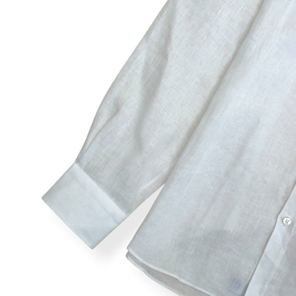THOM SWEENEY LINEN SHIRT WHITE XL | XL, White