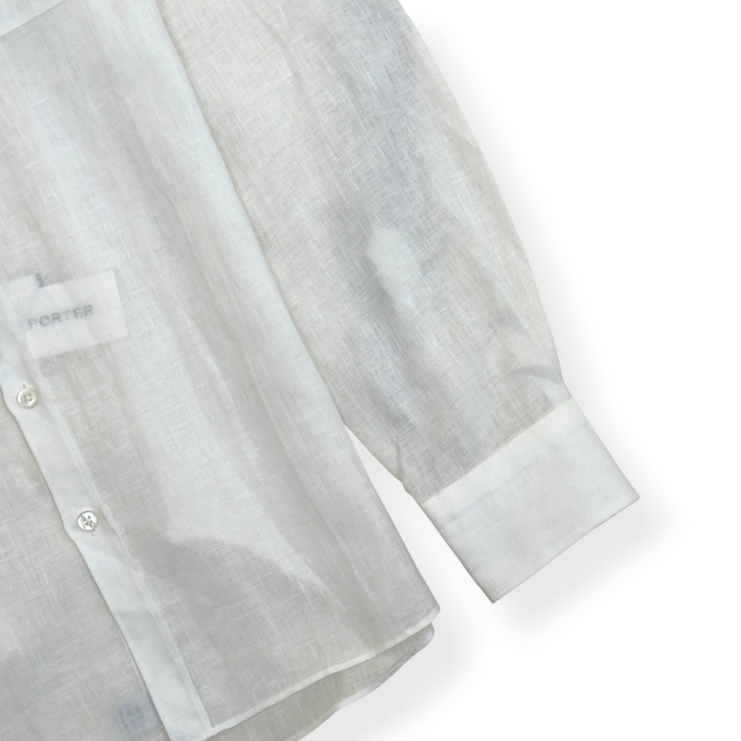 THOM SWEENEY LINEN SHIRT WHITE XL | XL, White