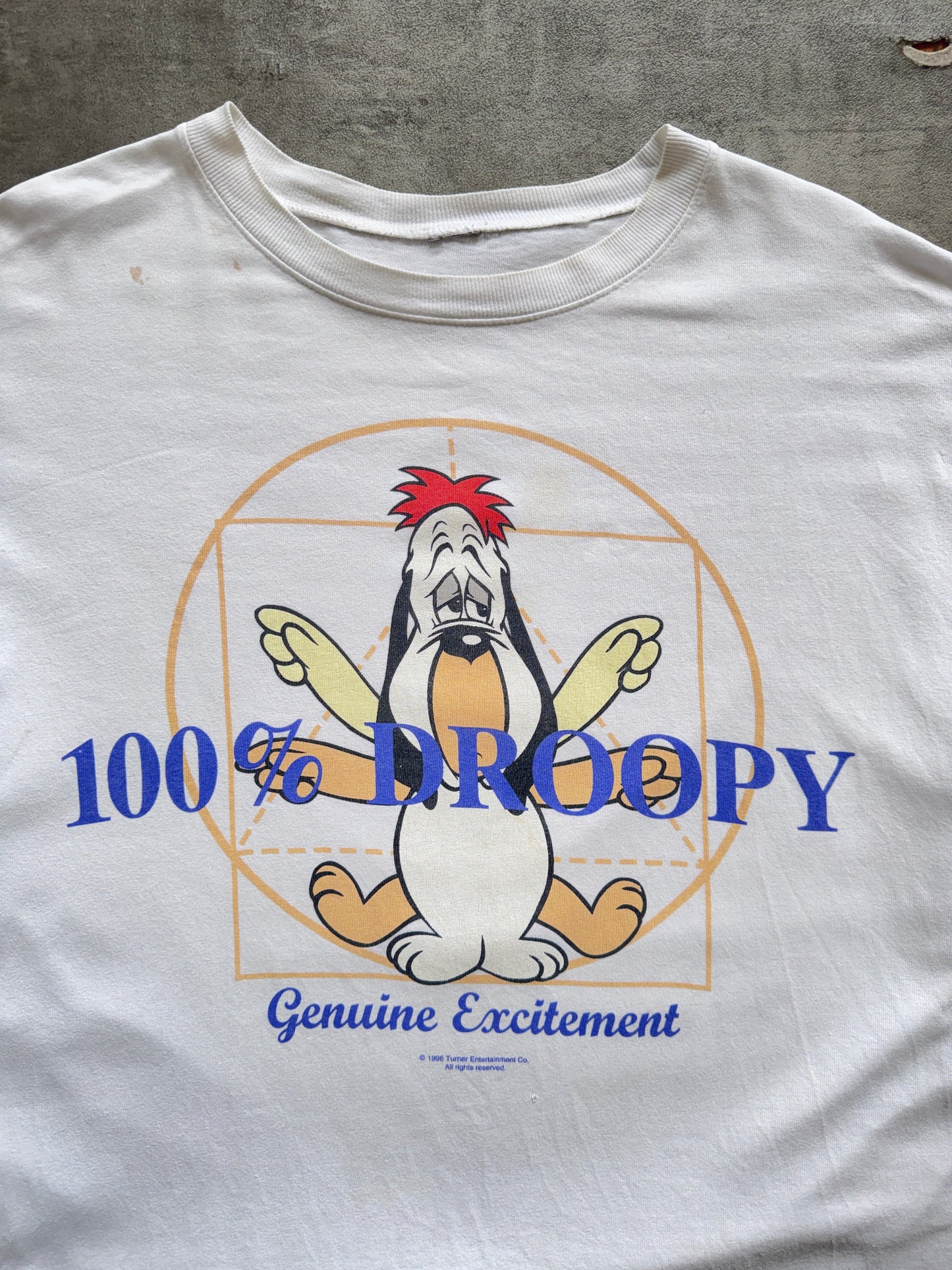 1996 100% Droopy Graphic Tee (sold as seen) | Extra Large, Multicoloured