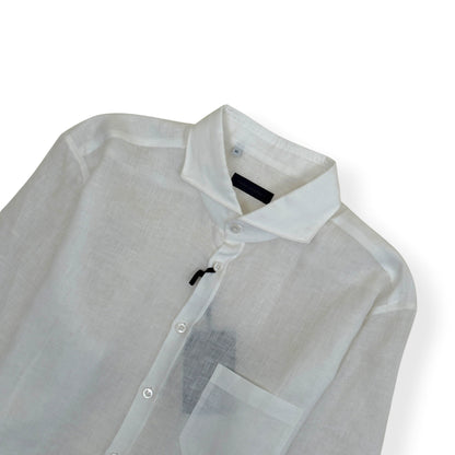 THOM SWEENEY LINEN SHIRT WHITE XL | XL, White