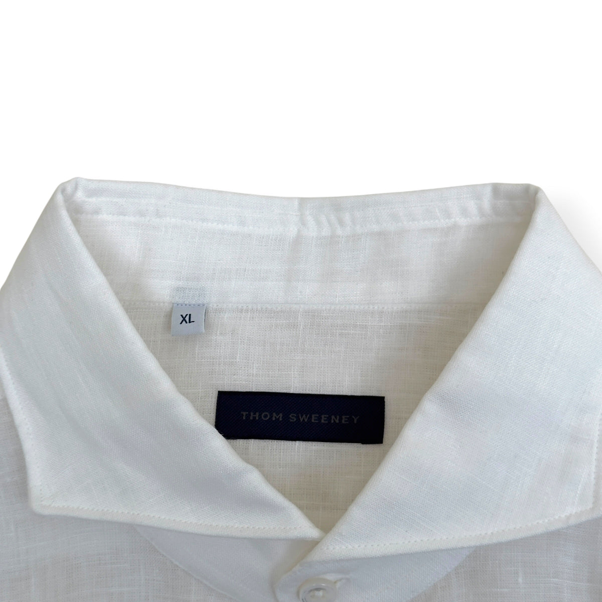 THOM SWEENEY LINEN SHIRT WHITE XL | XL, White